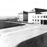 1938 - pohled na areál nemocnice